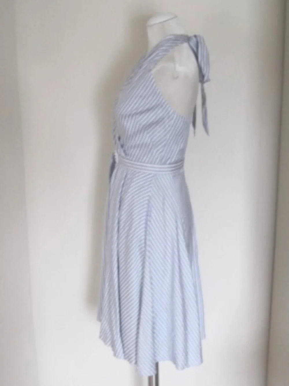Polo Ralph Lauren Striped  Silk Halter Dress - Picture 3 of 10